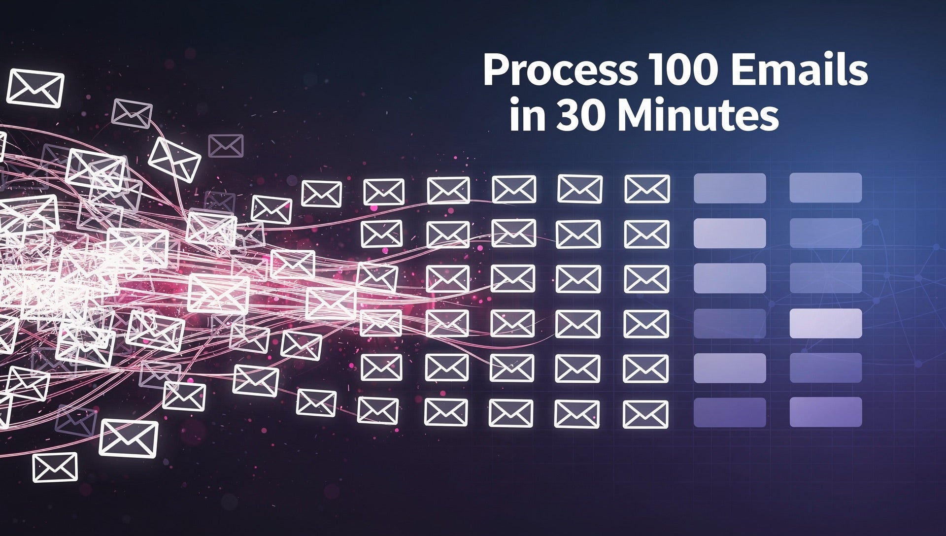 Iemail Process The AI Email System: How to Process 100 Emails in 30 Minutes – GustoMind.ai