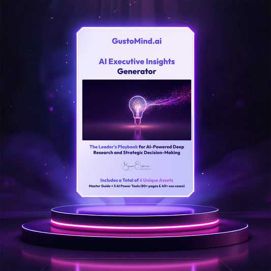 GustoMind.ai Executive Insights Generator – AI deep research and competitive intelligence system cover"