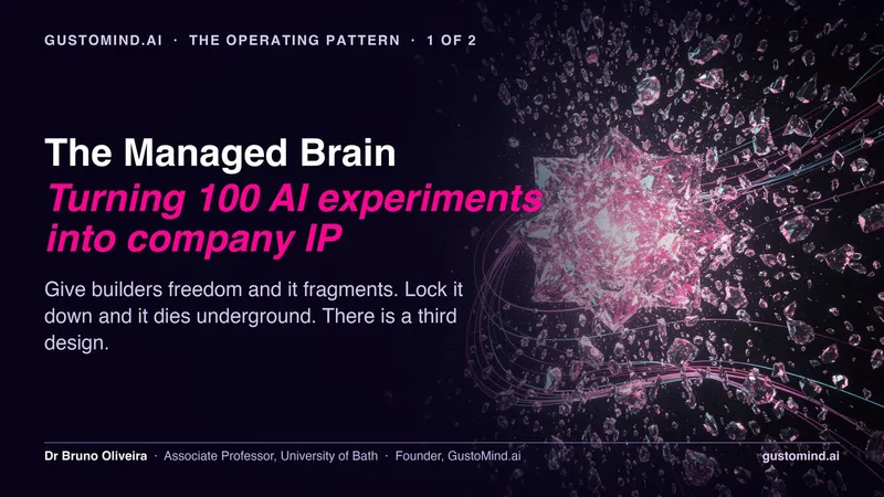 The Managed Brain — who manages the knowledge your AI depends on