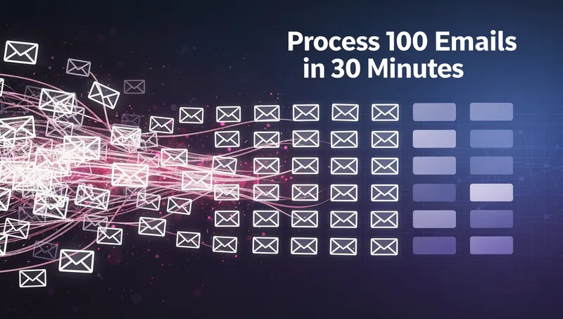 The AI Email System: How to Process 100 Emails in 30 Minutes