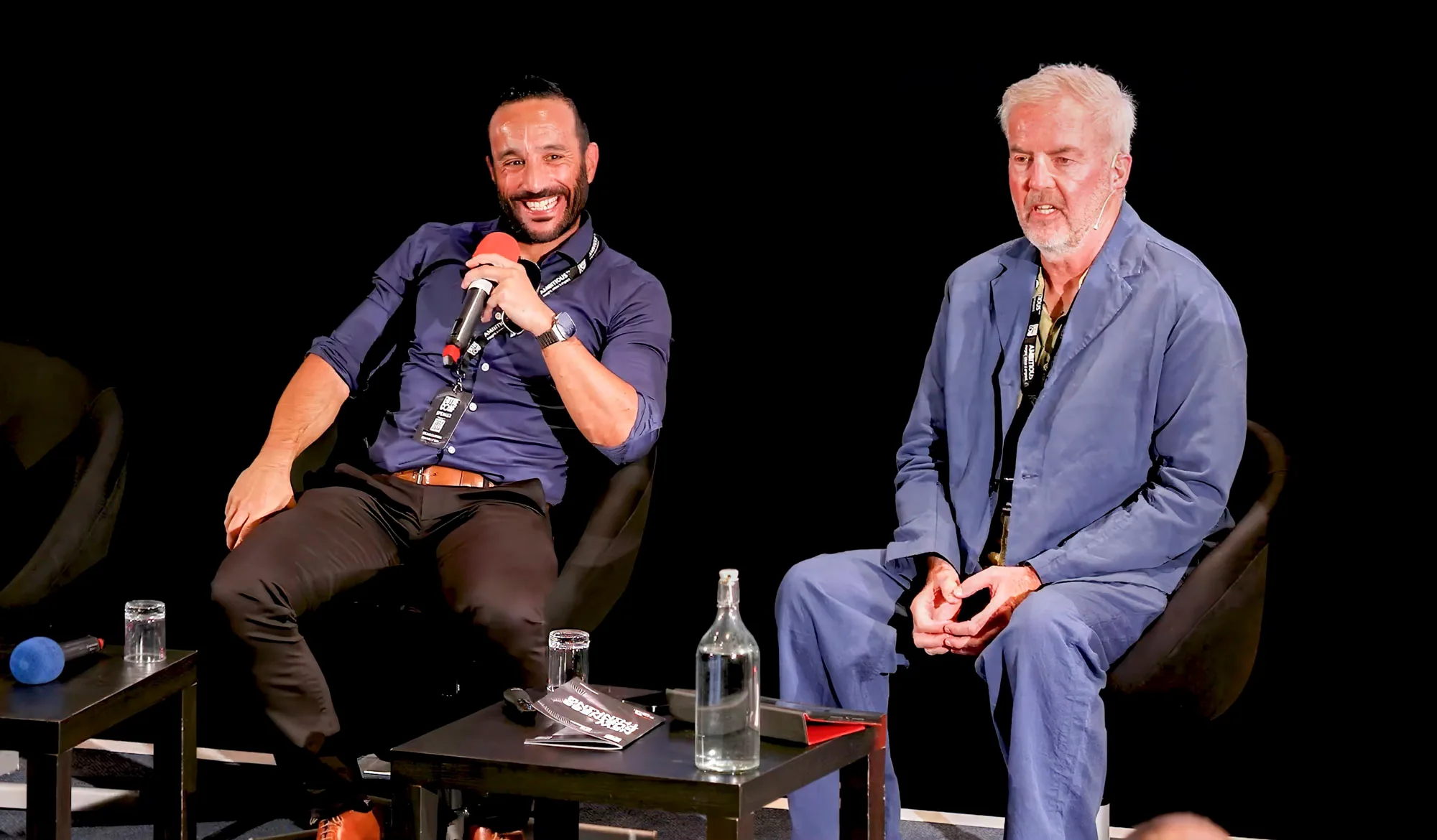 Bruno Oliveira engaging in panel discussion at EntreConf entrepreneurship conference