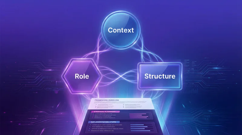 Why Most AI Prompts Fail: The 3-Part Framework That Actually Works